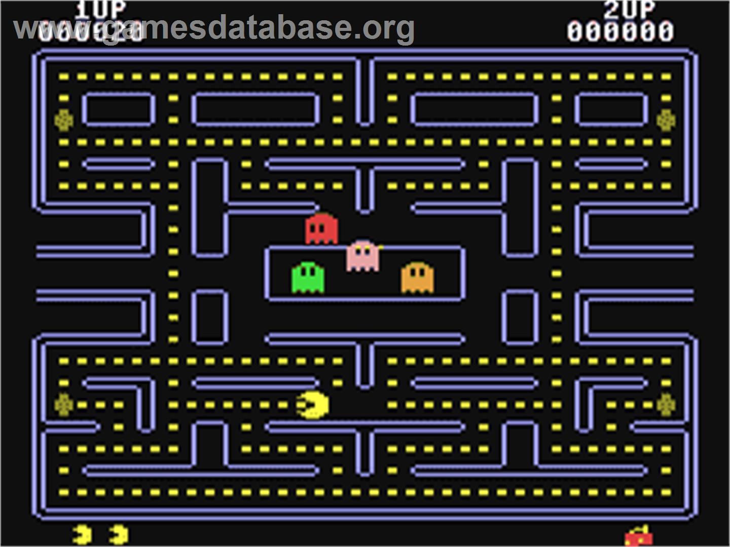 Pacman (Majestic/Courbois) - Commodore 64 - Artwork - In Game