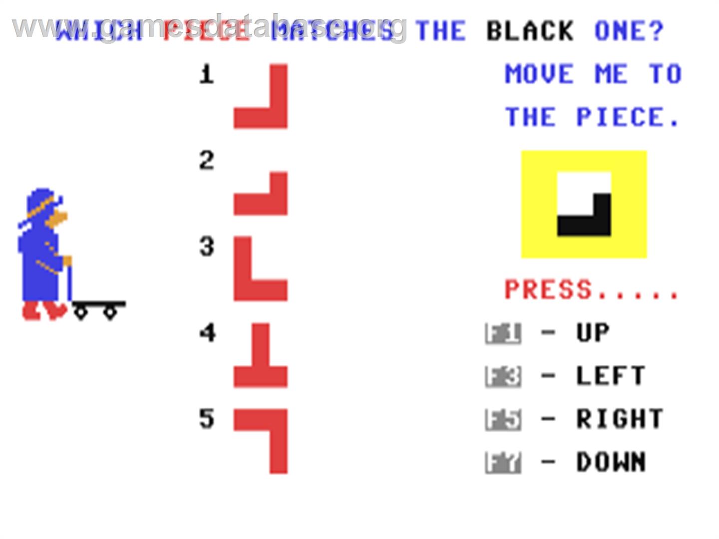 Paddington's Problem Picture - Commodore 64 - Artwork - In Game