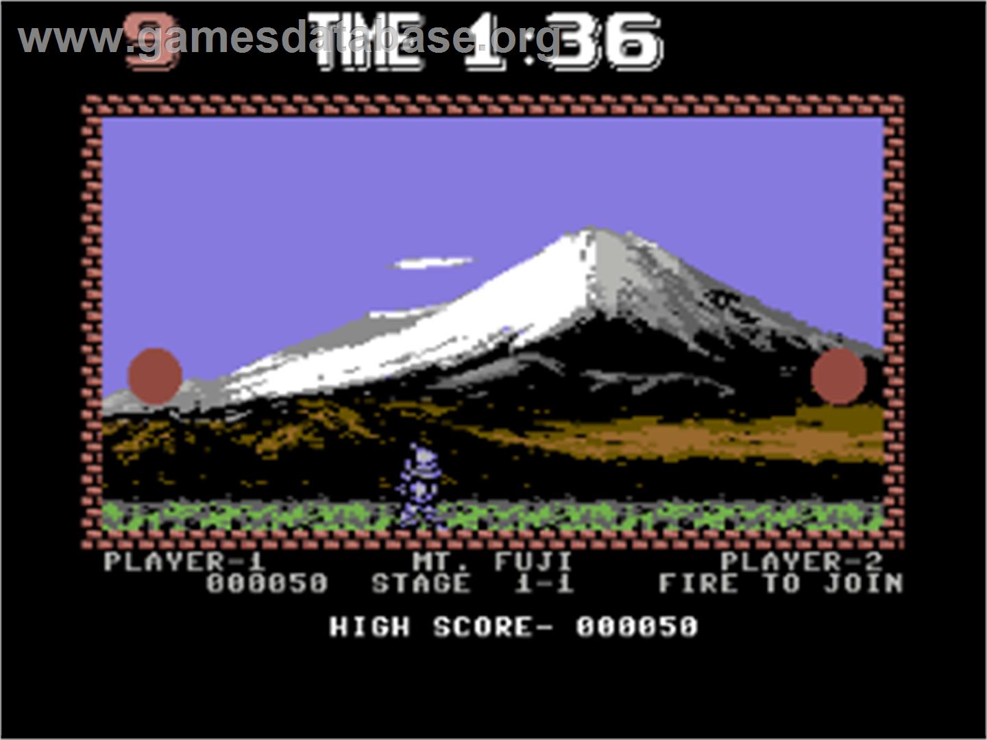 Pang - Commodore 64 - Artwork - In Game