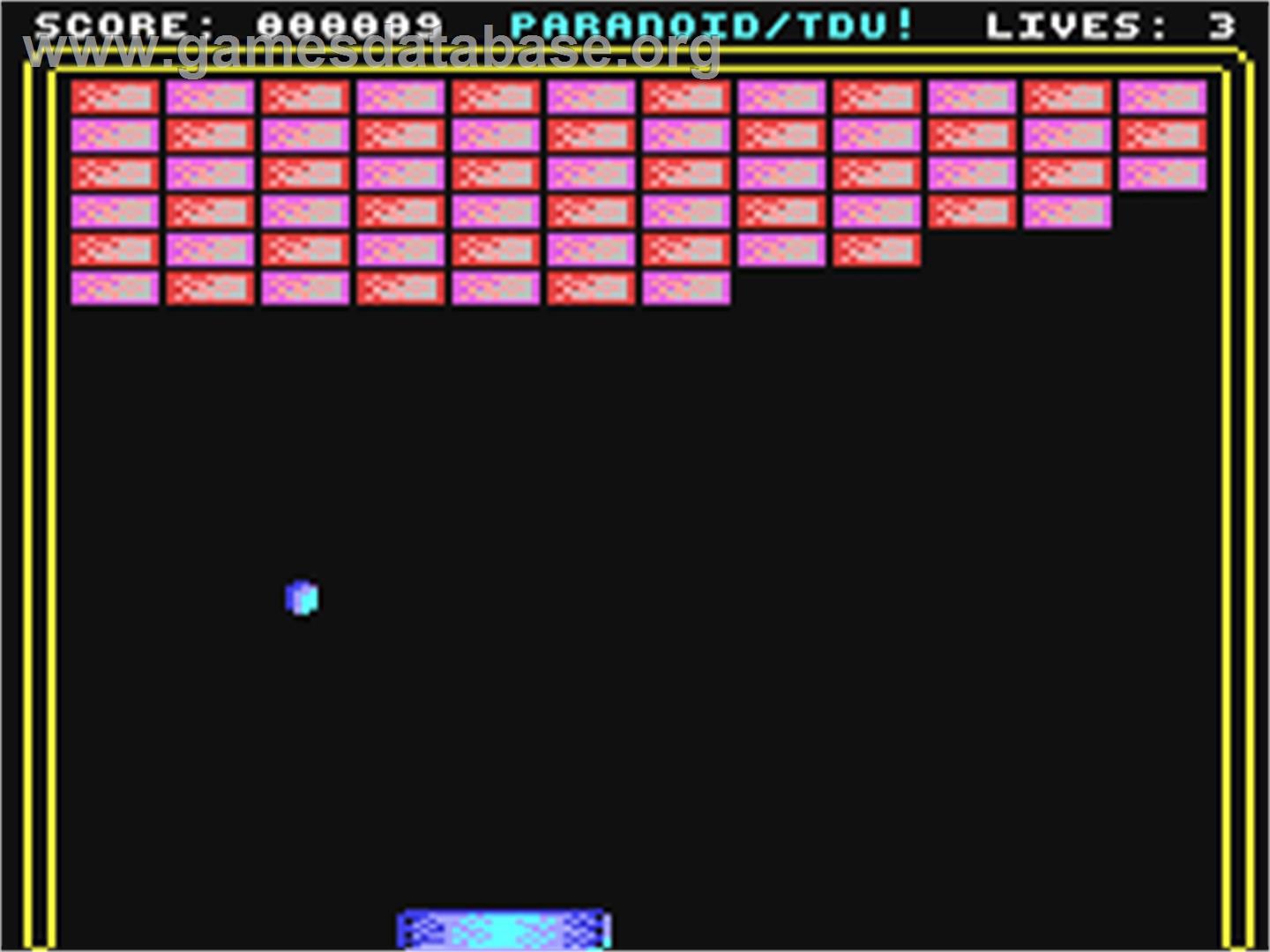 Paranoid (Melbourne House) - Commodore 64 - Artwork - In Game