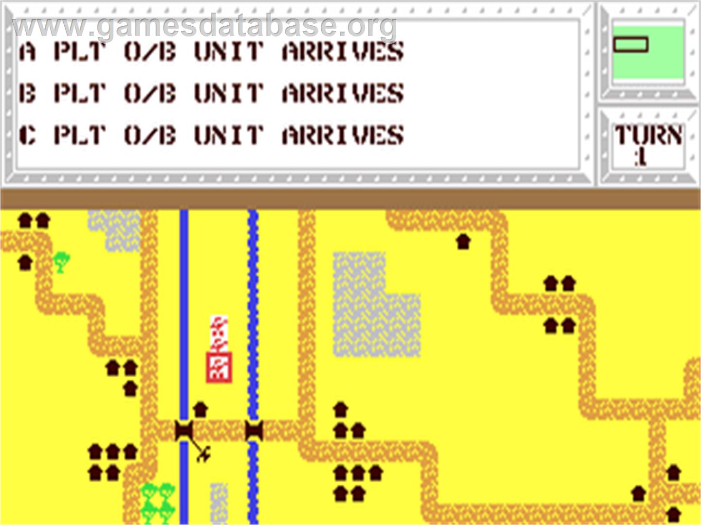 Pegasus Bridge - Commodore 64 - Artwork - In Game
