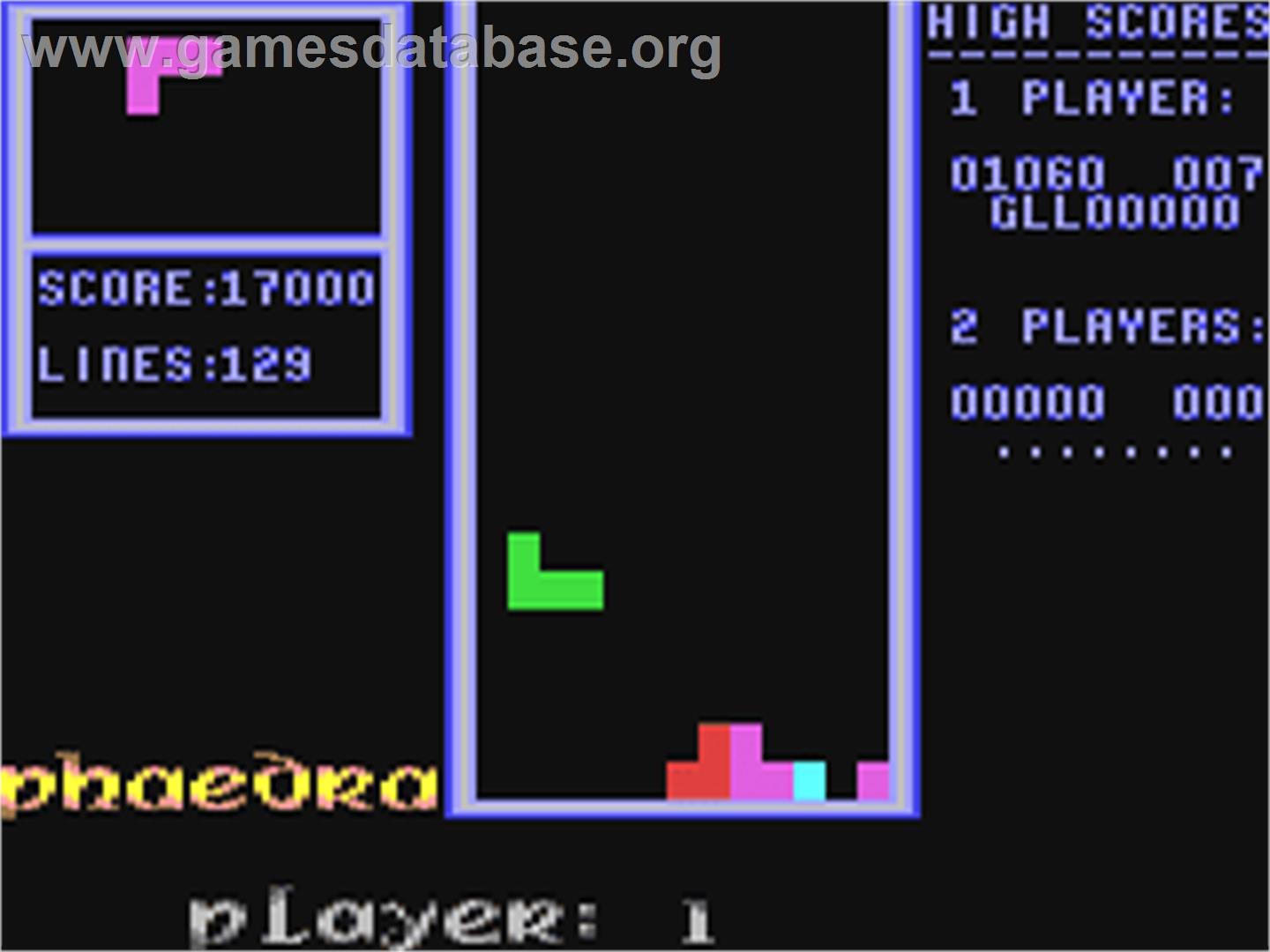 Phaedra - Commodore 64 - Artwork - In Game