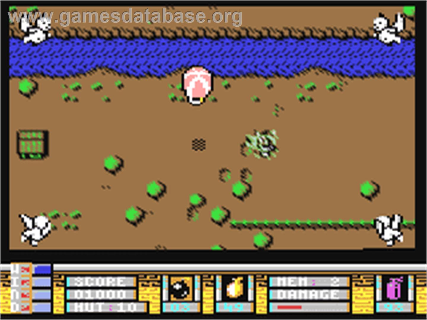 Phileas Fogg's Balloon Battles - Commodore 64 - Artwork - In Game