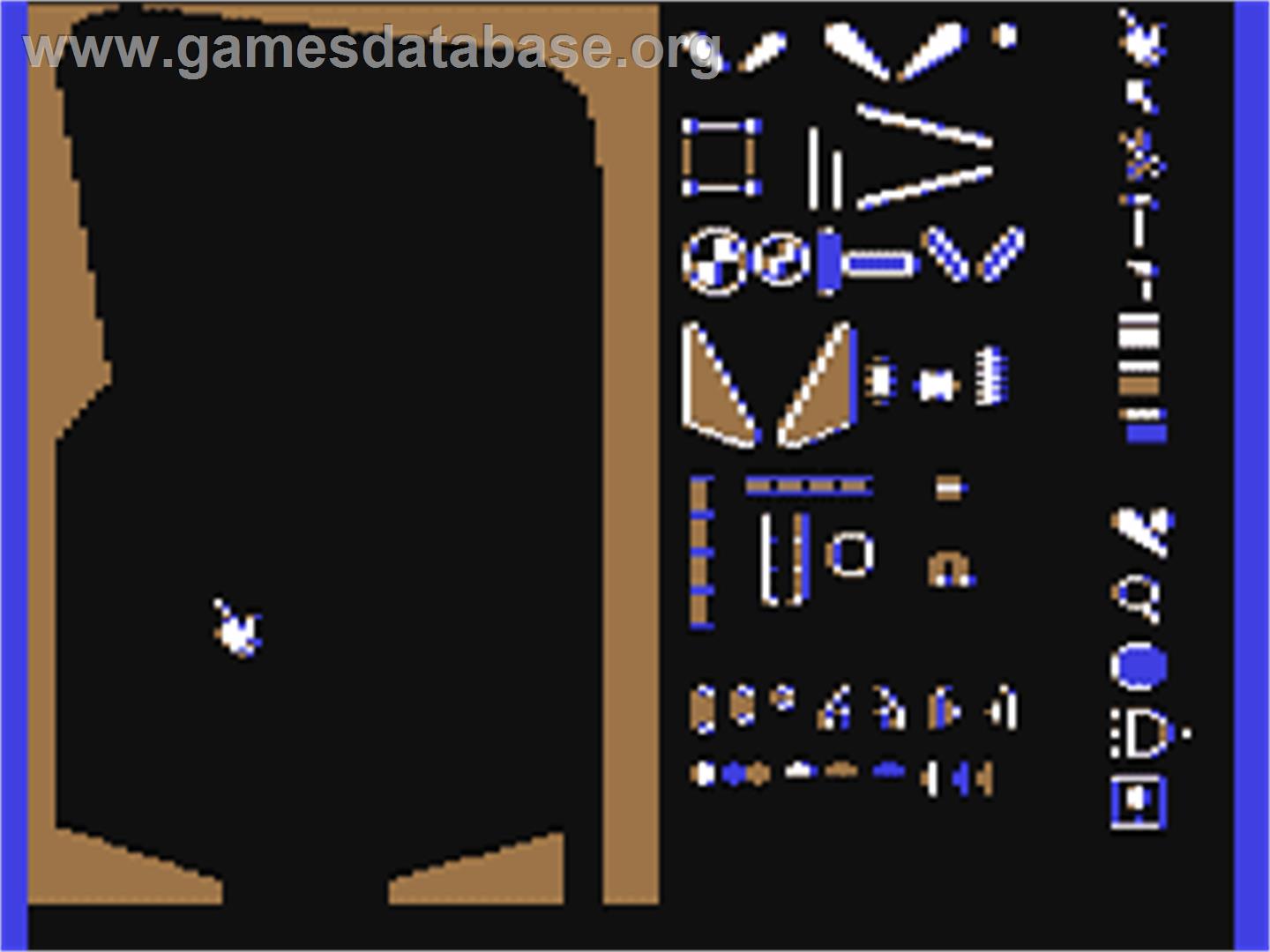 Pinball Construction Set - Commodore 64 - Artwork - In Game