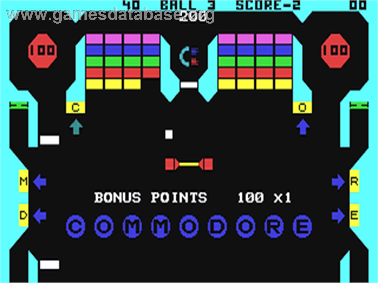 Pinball Spectacular - Commodore 64 - Artwork - In Game