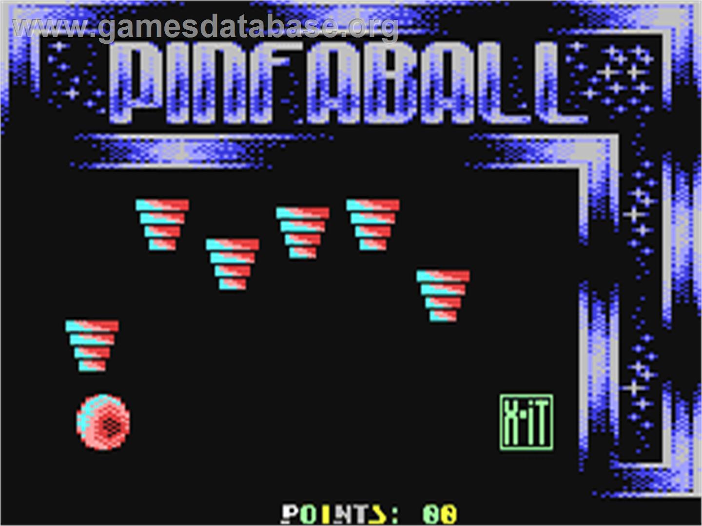 Pinfaball - Commodore 64 - Artwork - In Game
