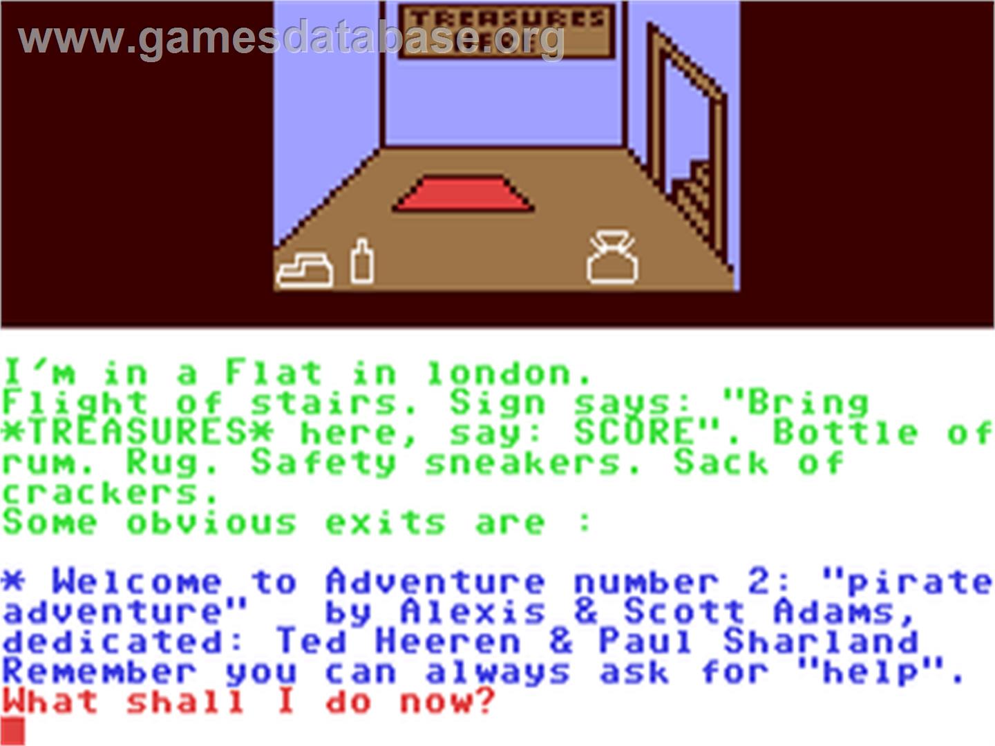 Pirate Adventure - Commodore 64 - Artwork - In Game