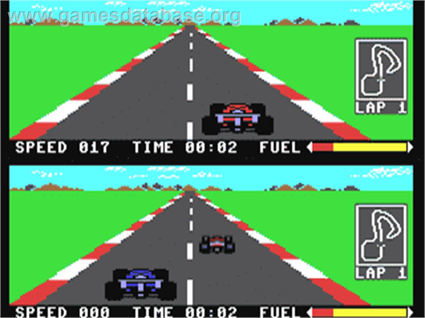 Pitstop 2 - Commodore 64 - Artwork - In Game