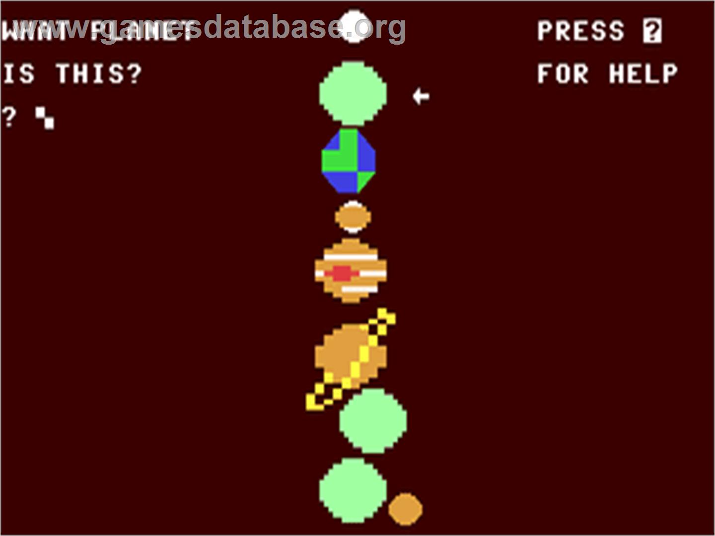 Planet Probe (Nestar Disk) - Commodore 64 - Artwork - In Game