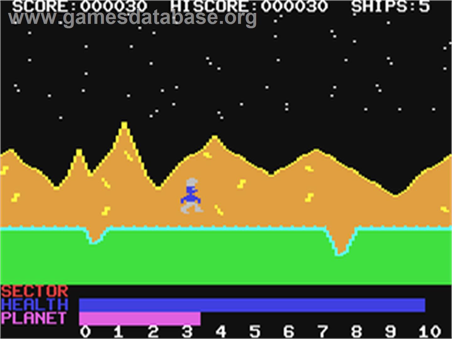 Planet Ranger - Commodore 64 - Artwork - In Game