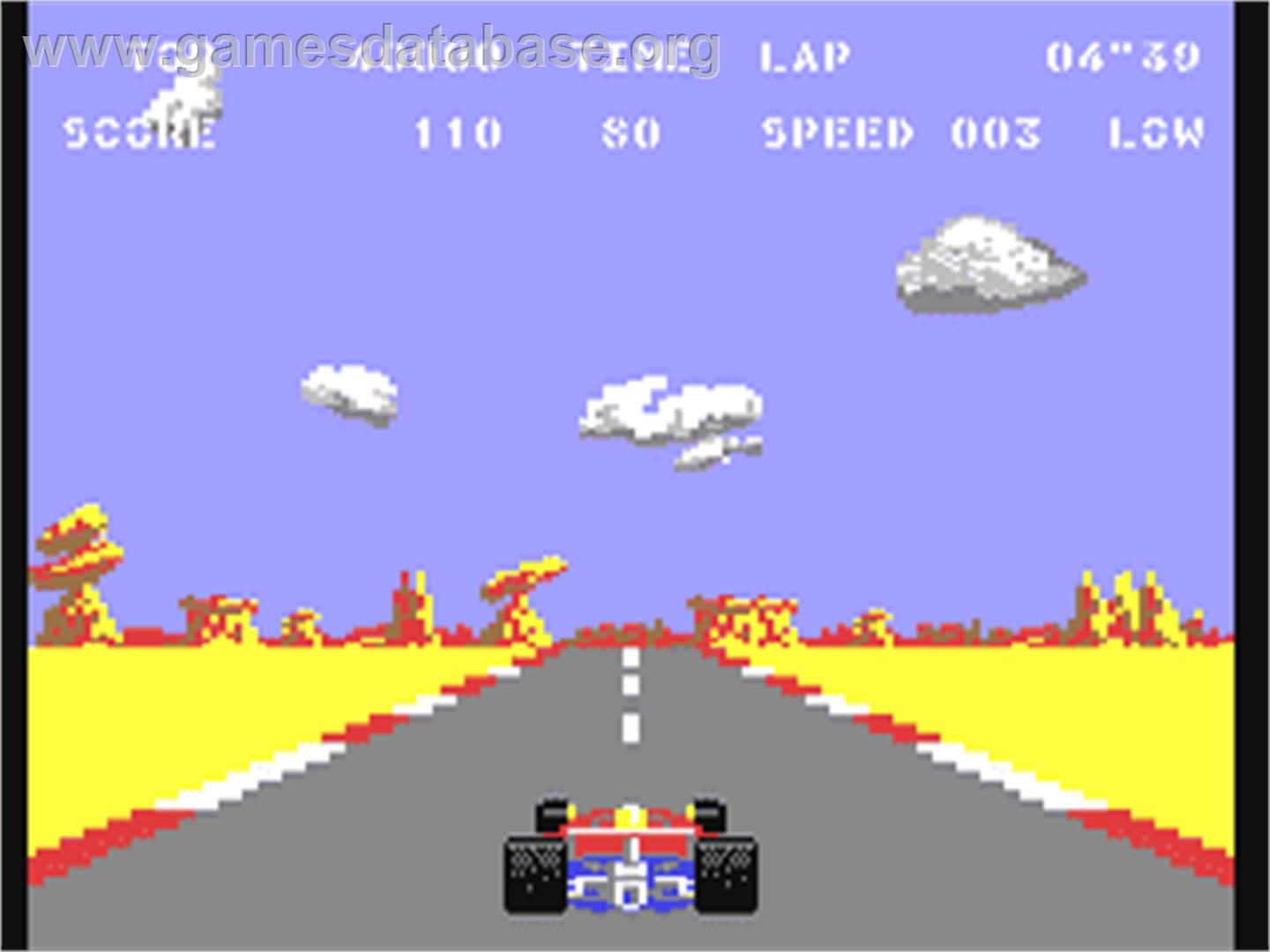 Pole Position II - Commodore 64 - Artwork - In Game