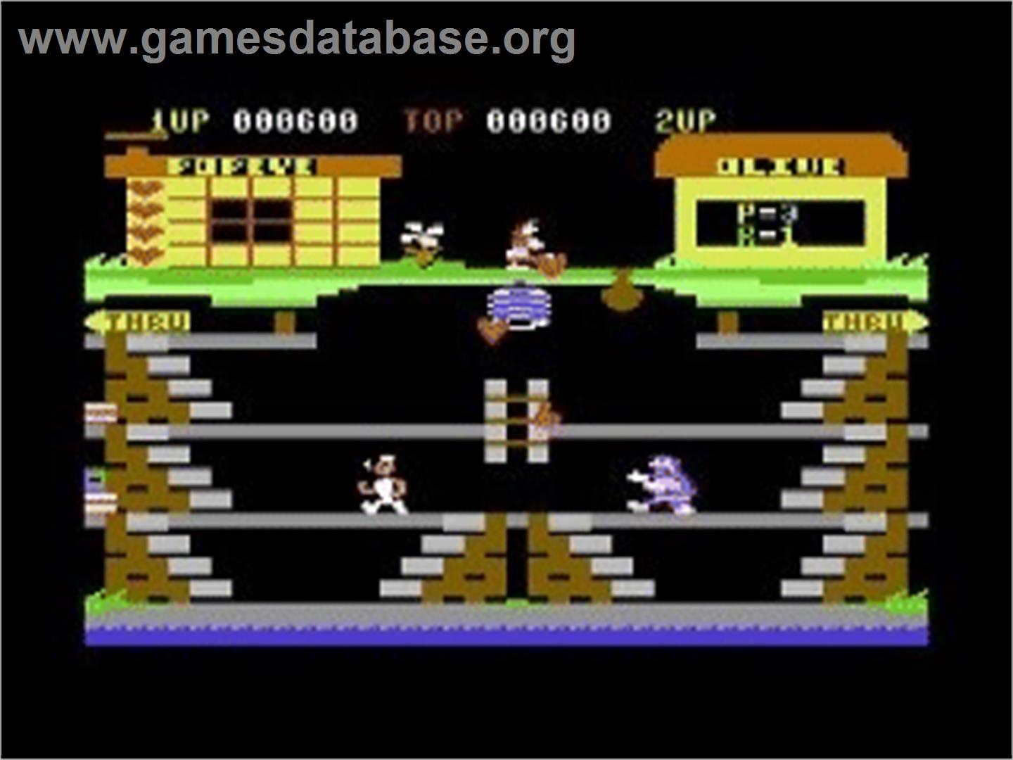 Popeye (Macmillan) - Commodore 64 - Artwork - In Game
