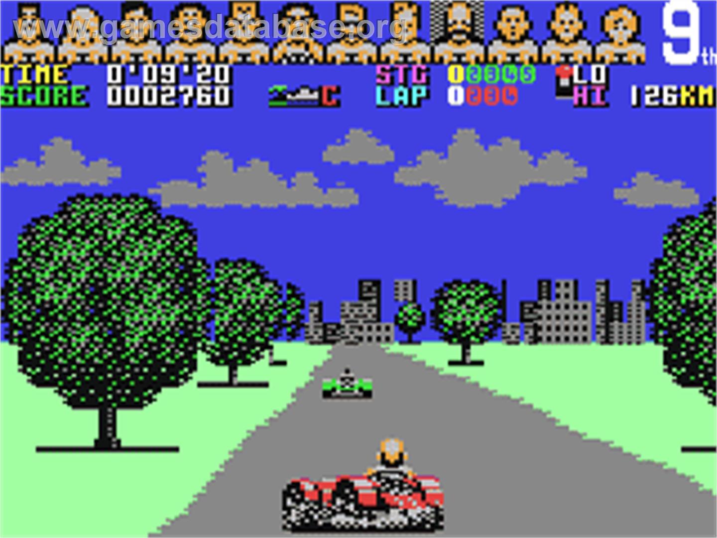 Power Drift - Commodore 64 - Artwork - In Game