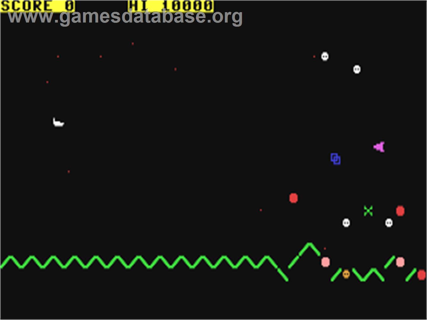 Psion Attack - Commodore 64 - Artwork - In Game