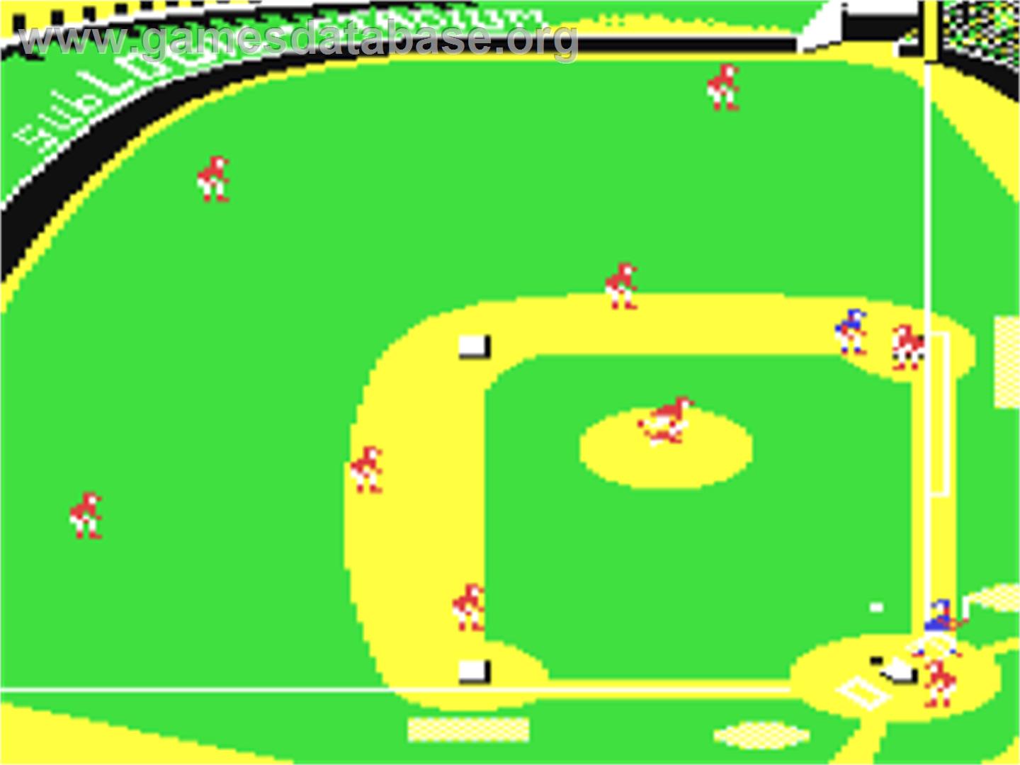 Pure-stat Baseball - Commodore 64 - Artwork - In Game