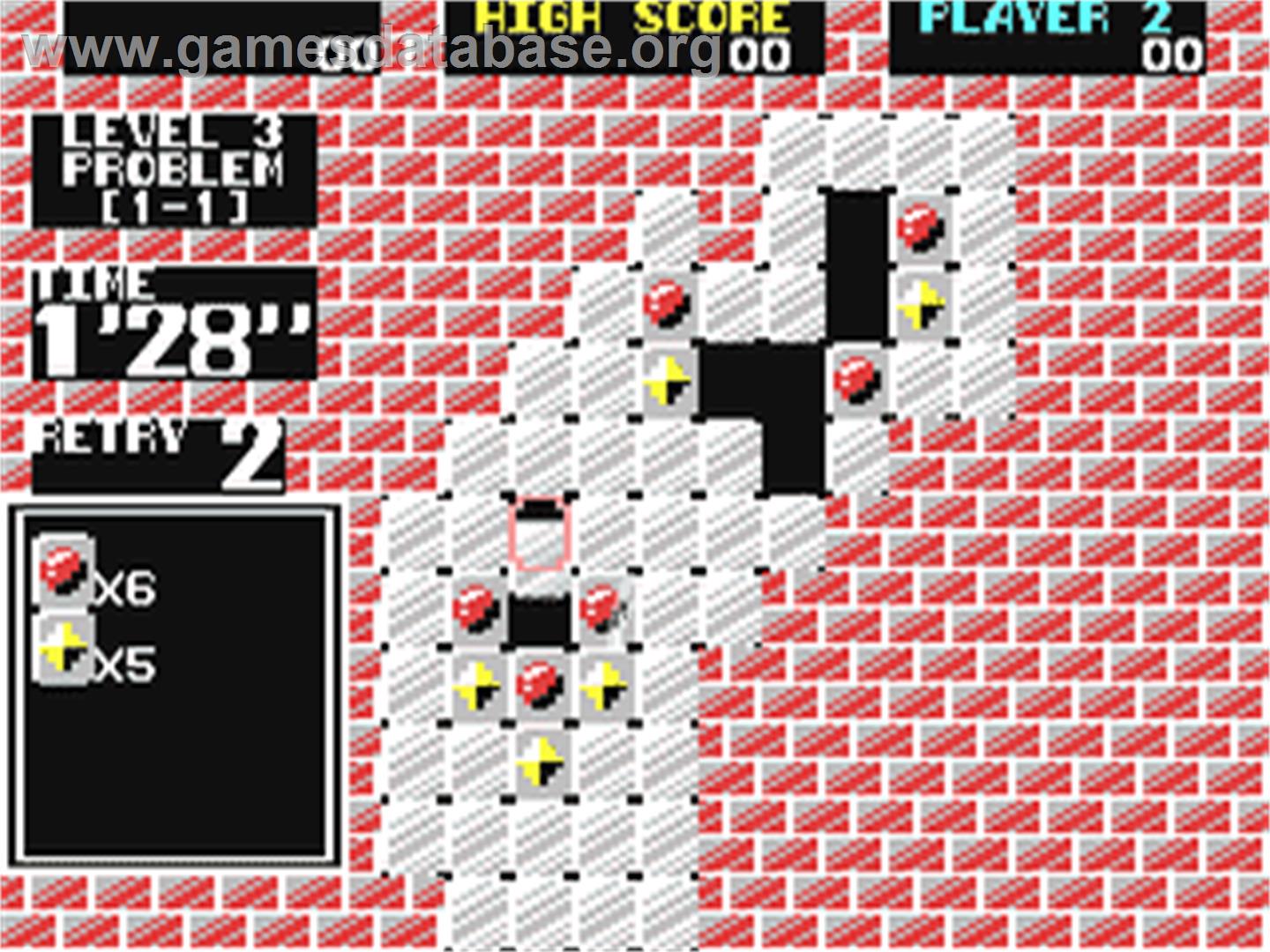Puzznic - Commodore 64 - Artwork - In Game
