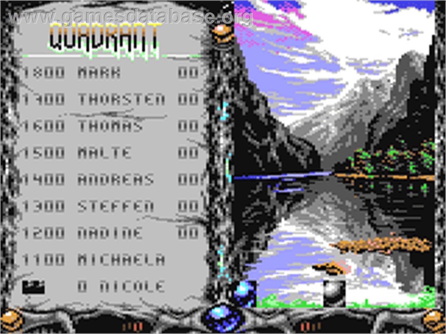 Quadrant - Commodore 64 - Artwork - In Game
