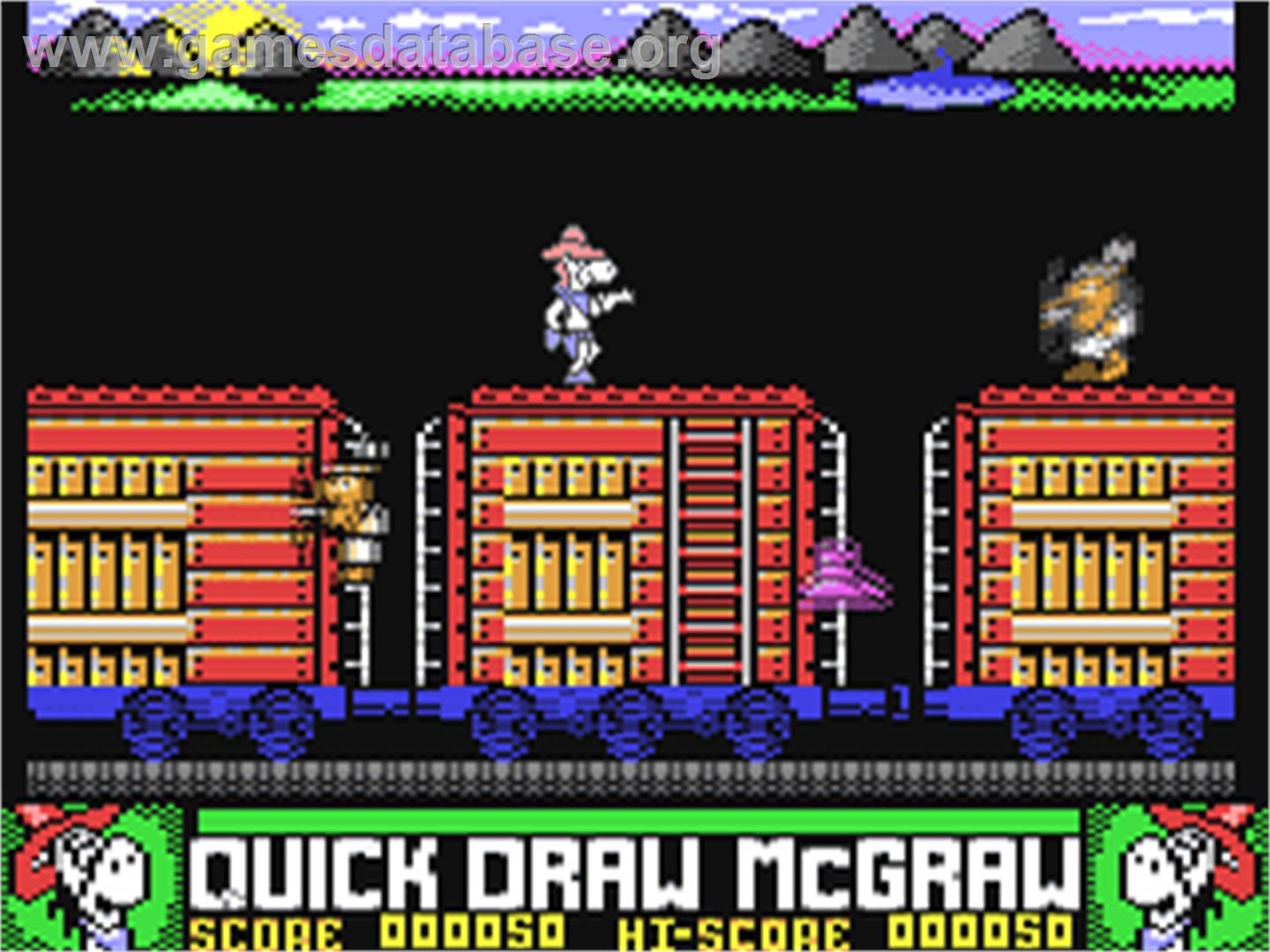 Quick Draw Mcgraw - Commodore 64 - Artwork - In Game