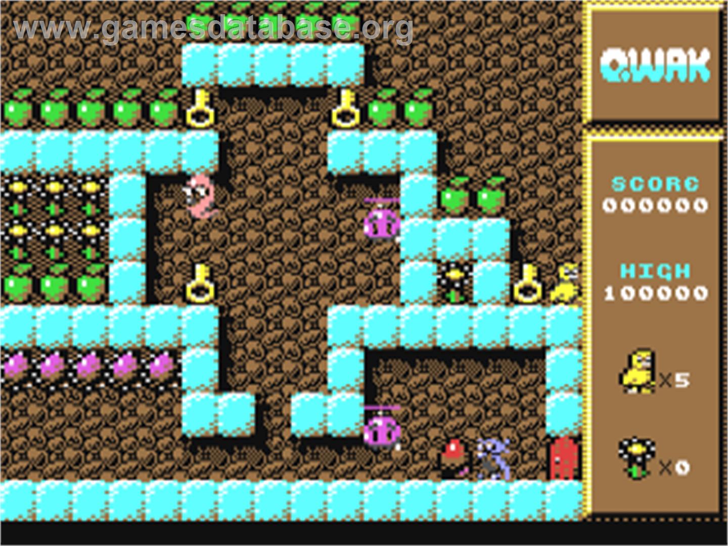 Qwak - Commodore 64 - Artwork - In Game