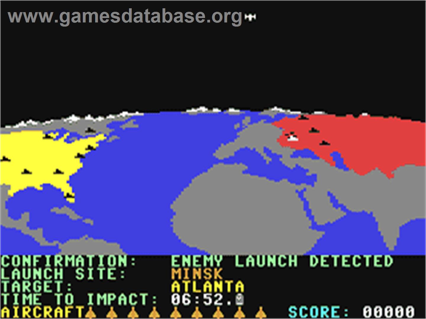 Raid Over Moscow - Commodore 64 - Artwork - In Game
