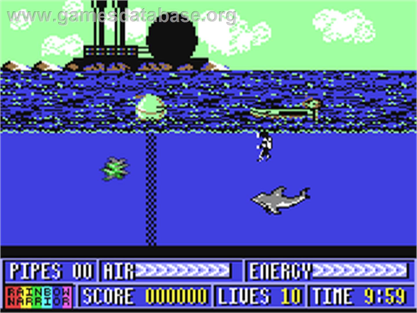 Rainbow Warrior - Commodore 64 - Artwork - In Game