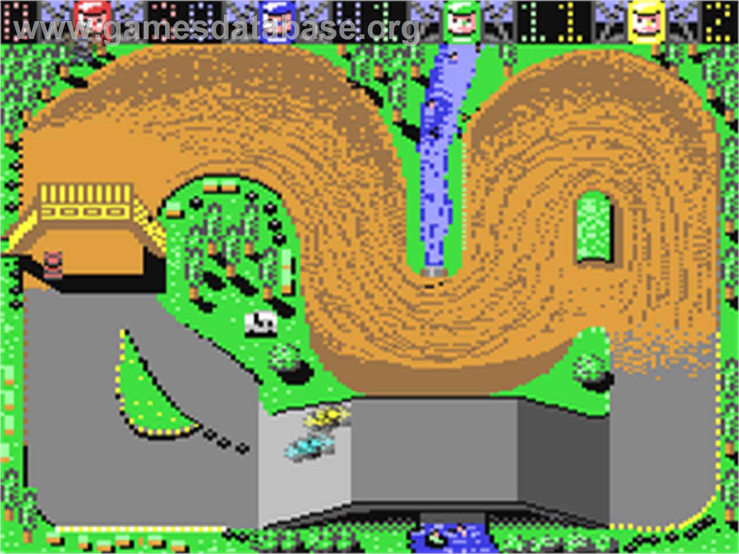 Rally Cross Challenge - Commodore 64 - Artwork - In Game