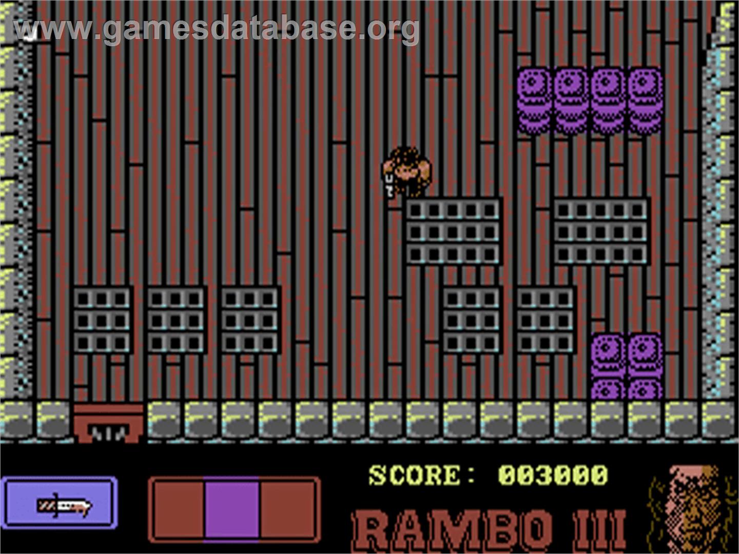 Rambo III - Commodore 64 - Artwork - In Game