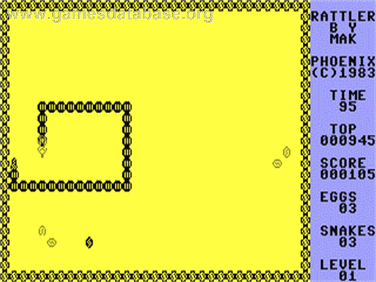 Rattler - Commodore 64 - Artwork - In Game