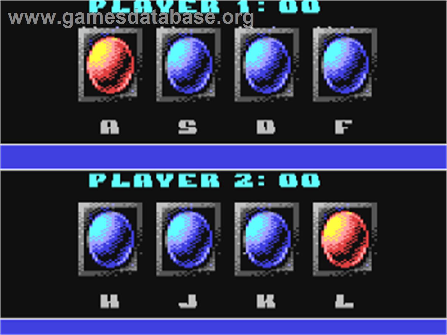 Reaction (Elcomp) - Commodore 64 - Artwork - In Game