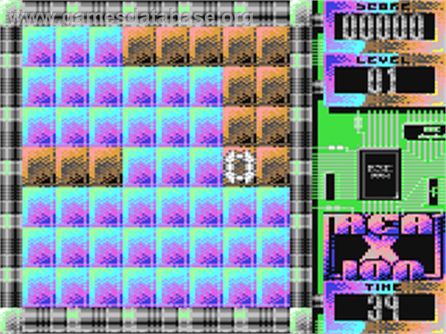 Reaxion (Future Publishing) - Commodore 64 - Artwork - In Game