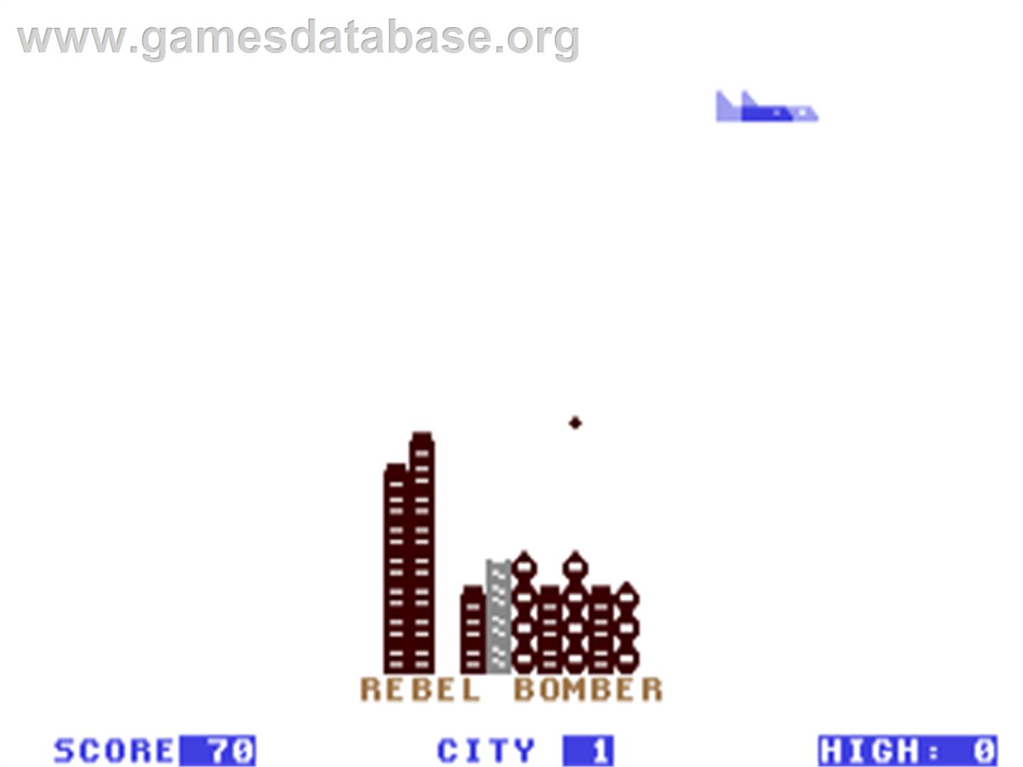 Rebel Bomber - Commodore 64 - Artwork - In Game