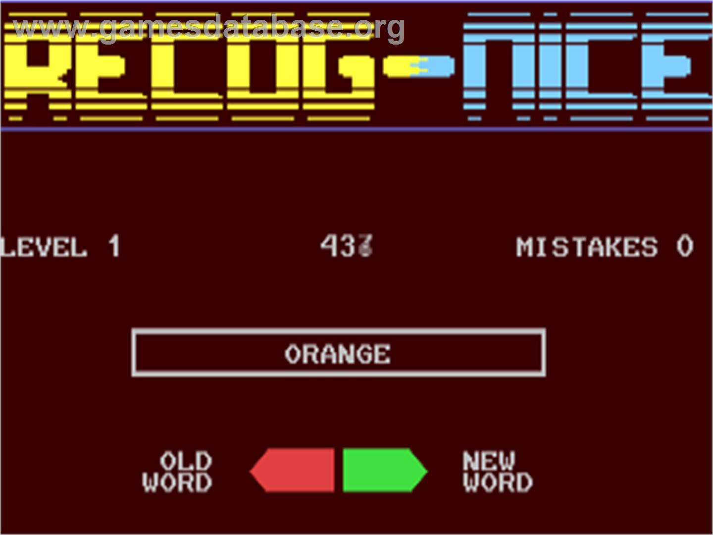 Recog-nice - Commodore 64 - Artwork - In Game