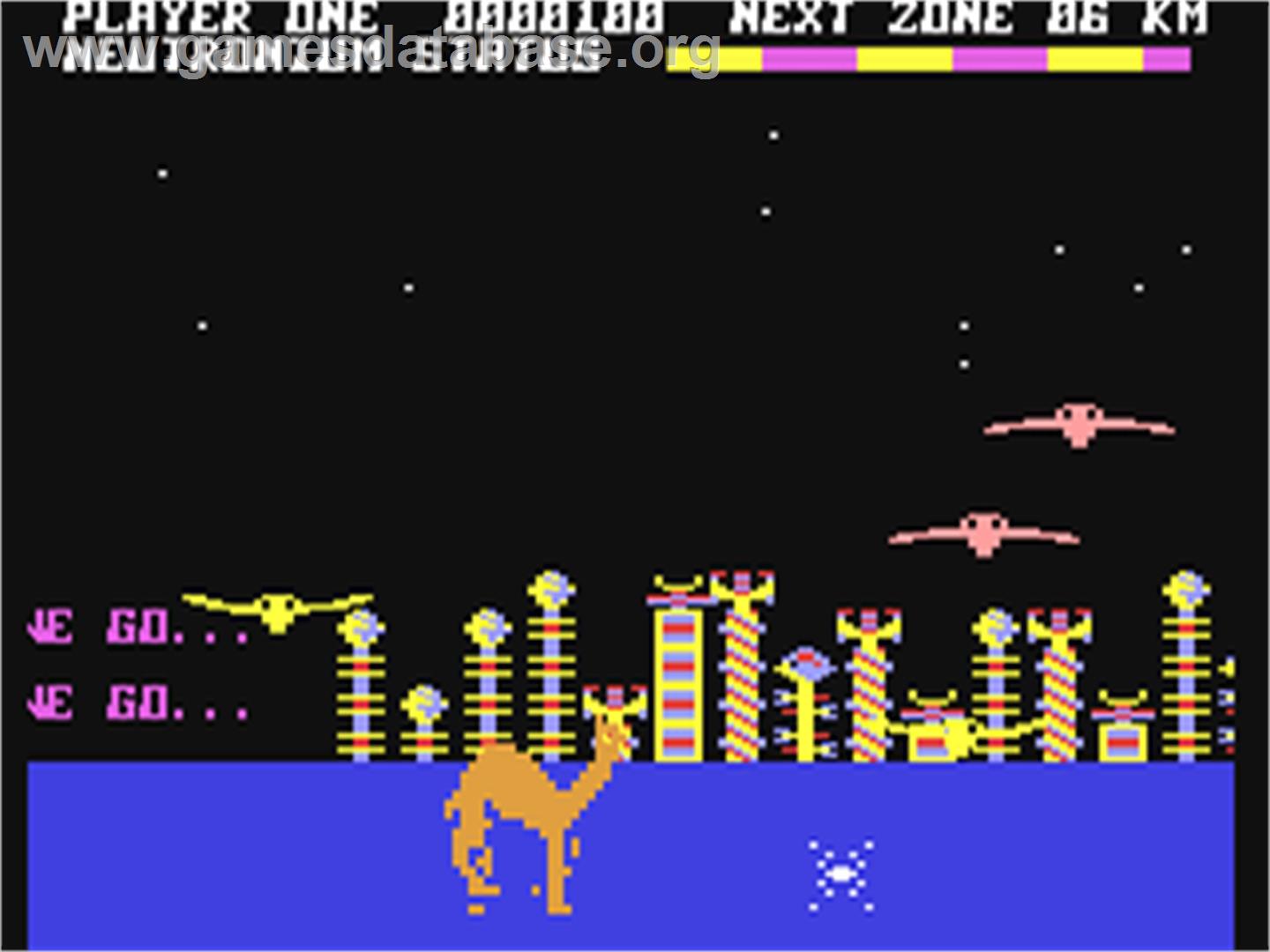 Revenge of the Mutant Camels - Commodore 64 - Artwork - In Game