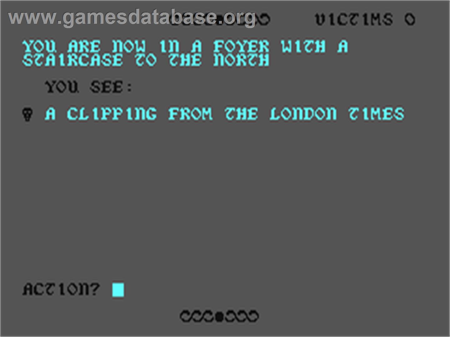 Ripper! - Commodore 64 - Artwork - In Game