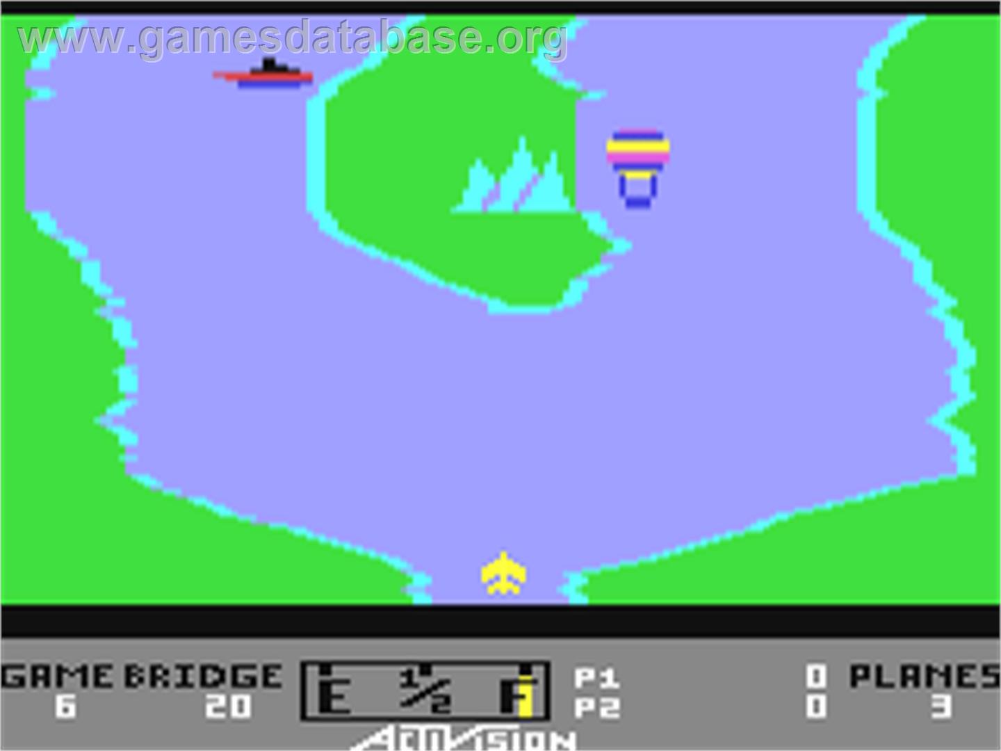River Raid - Commodore 64 - Artwork - In Game