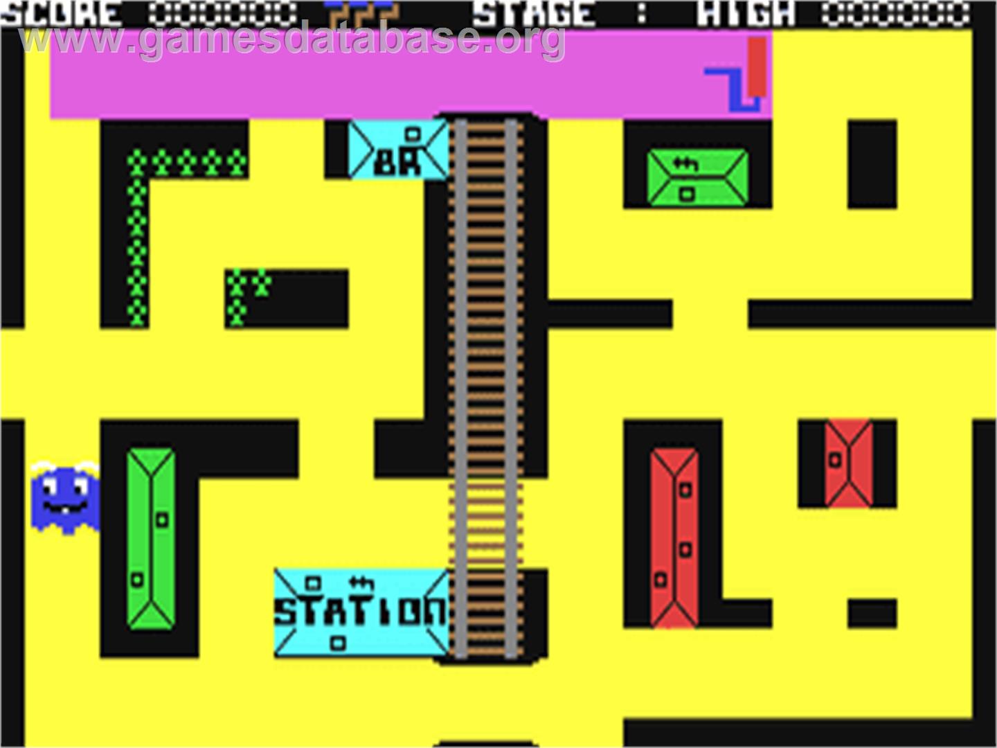 Road Roller - Commodore 64 - Artwork - In Game