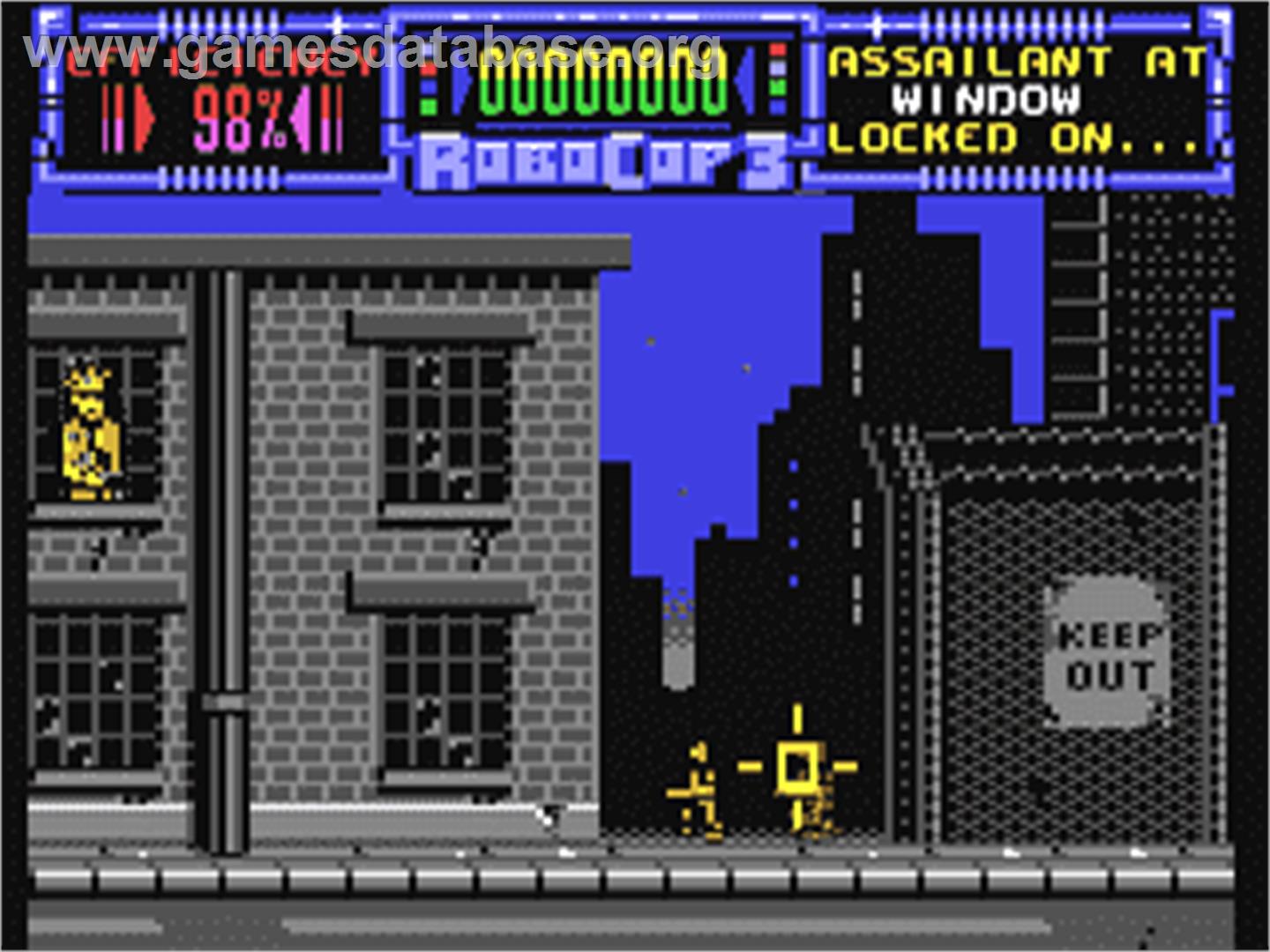 RoboCop 3 - Commodore 64 - Artwork - In Game