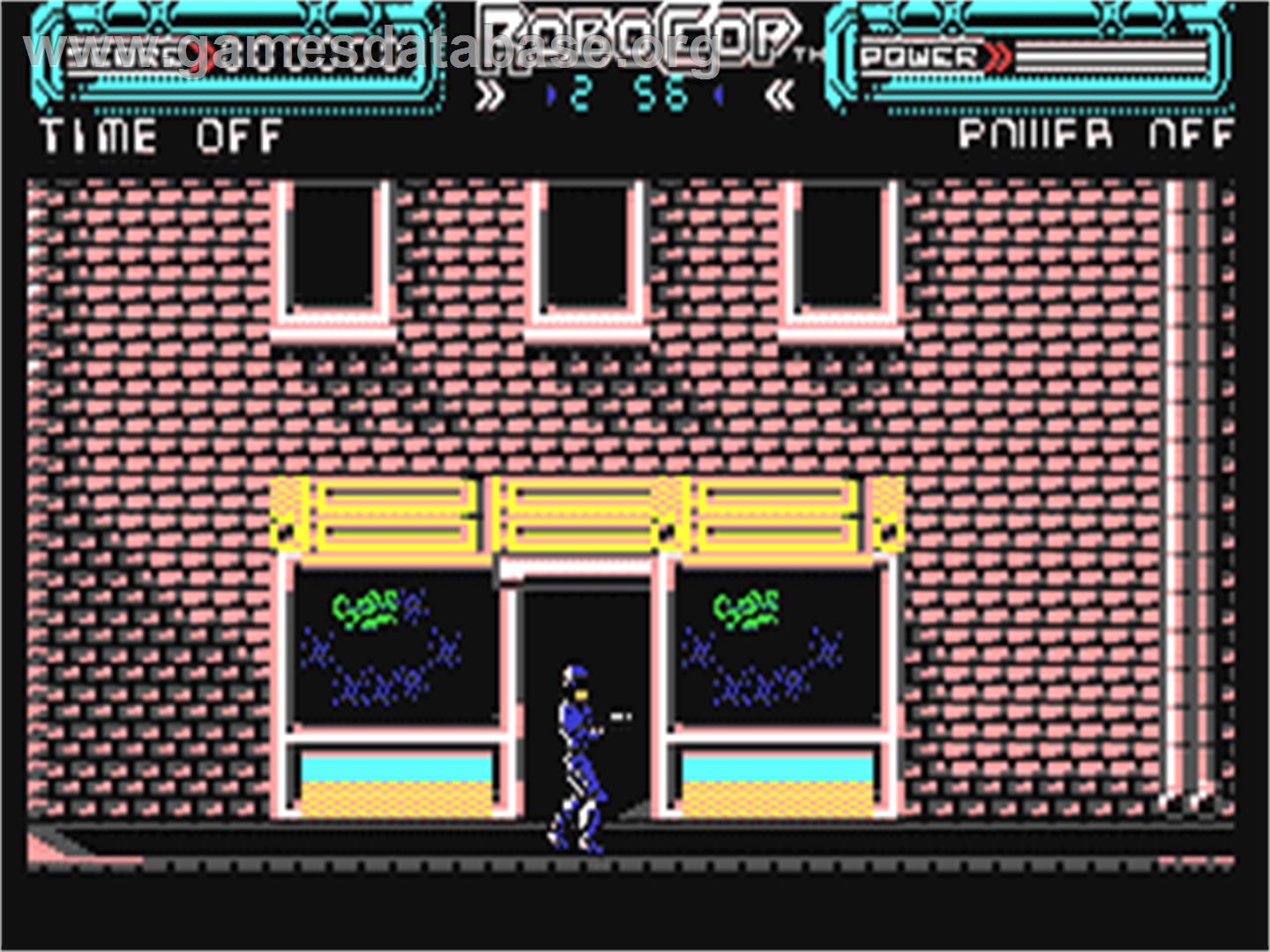 Robocop - Commodore 64 - Artwork - In Game