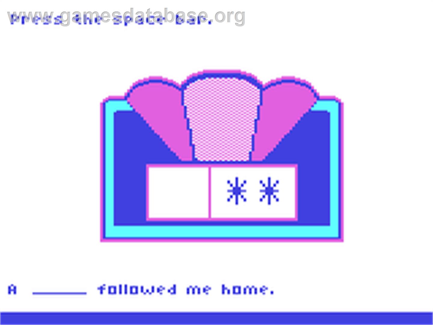 Roll-a-word - Commodore 64 - Artwork - In Game