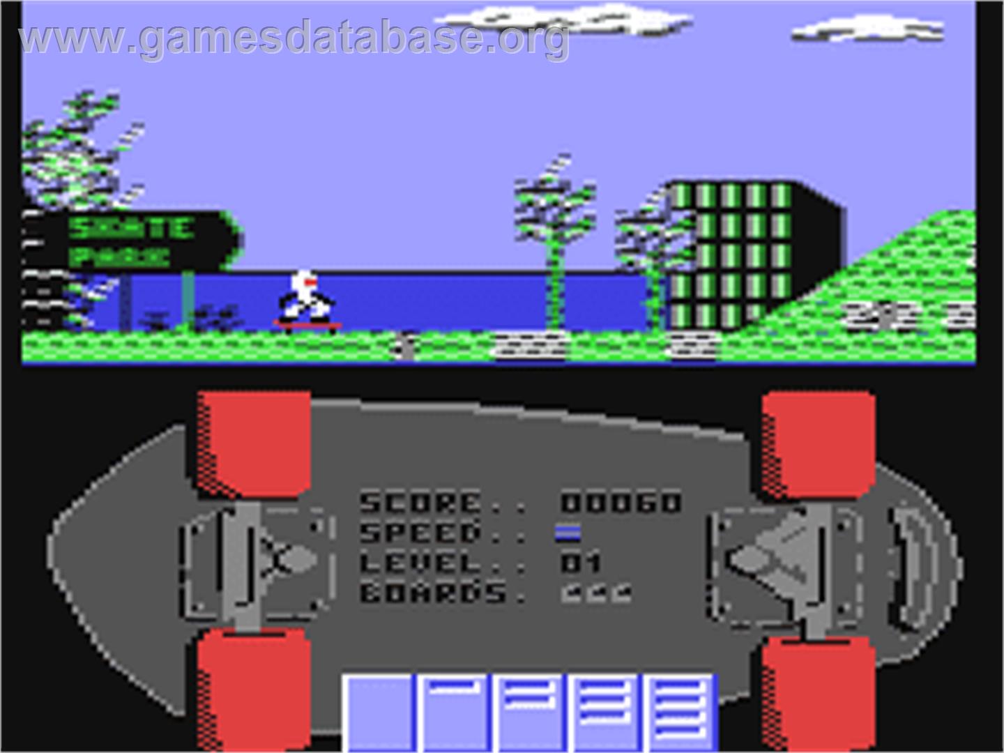 Rollerboard - Commodore 64 - Artwork - In Game