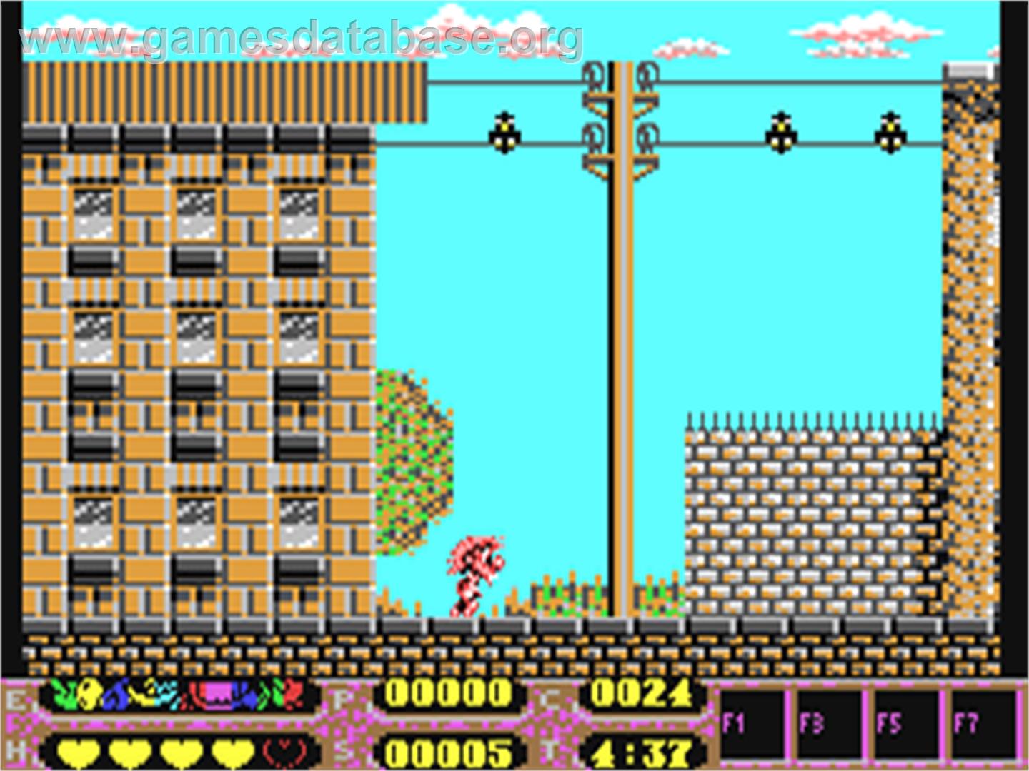 Rolling Ronny - Commodore 64 - Artwork - In Game