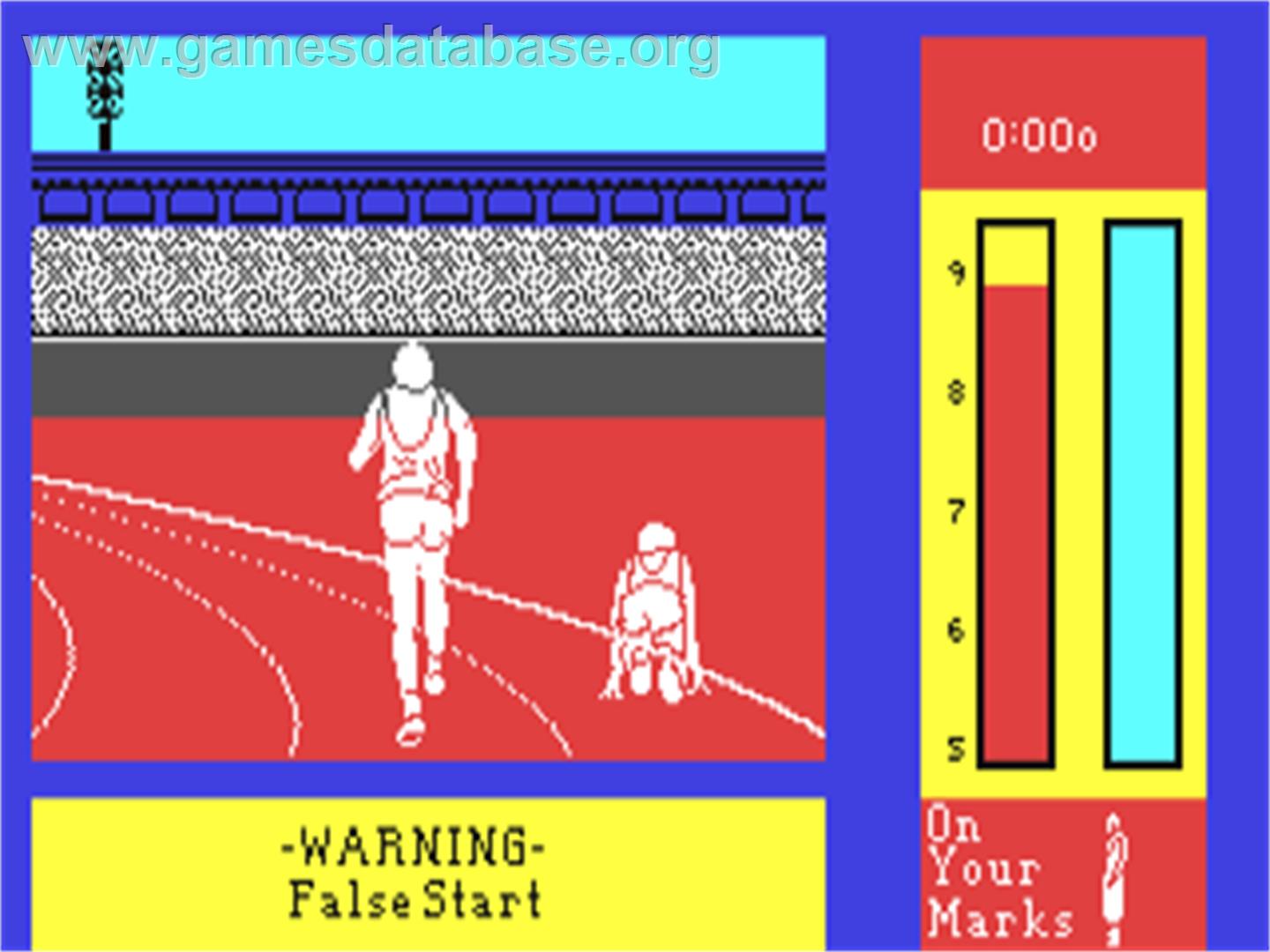 Run For Gold - Commodore 64 - Artwork - In Game