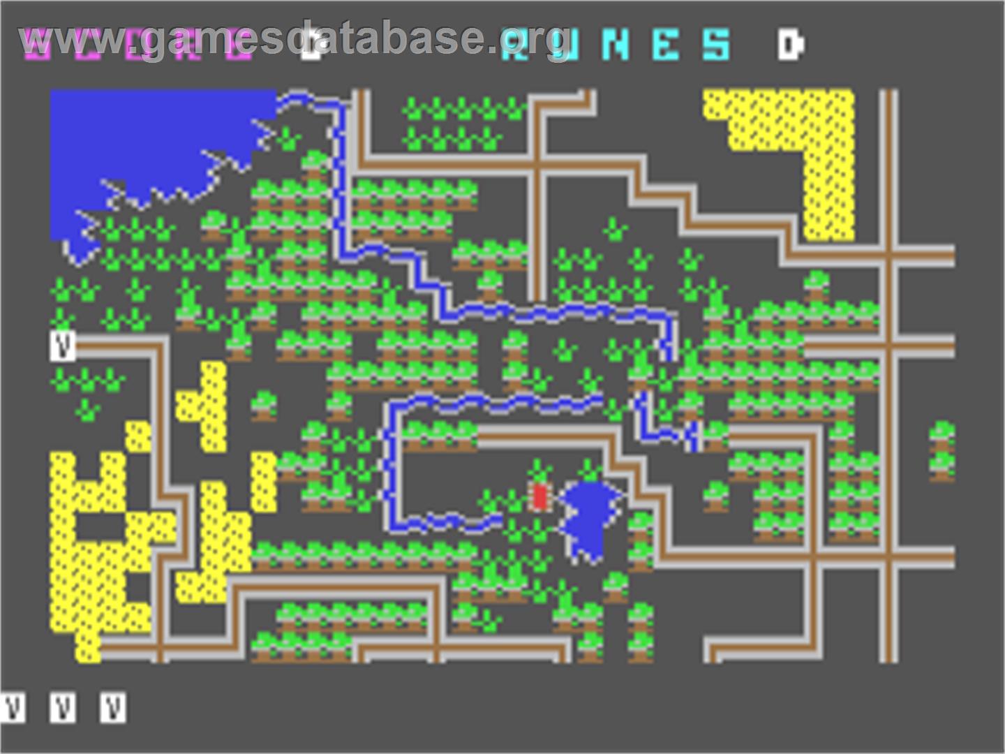 Runequest - Commodore 64 - Artwork - In Game