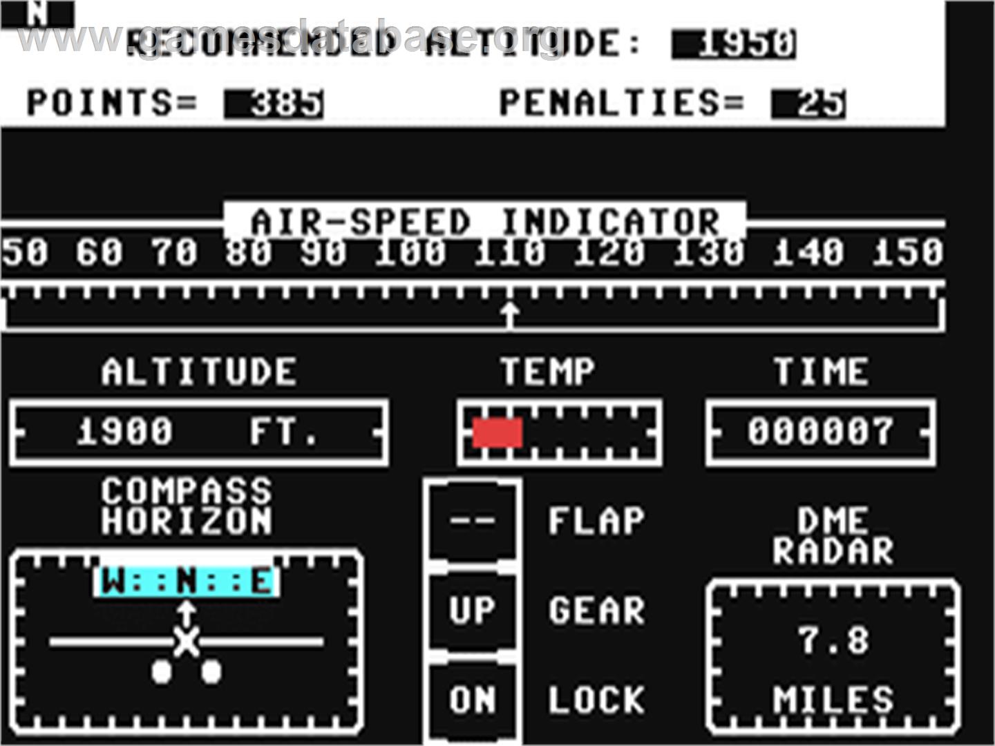 Runway 64 - Commodore 64 - Artwork - In Game