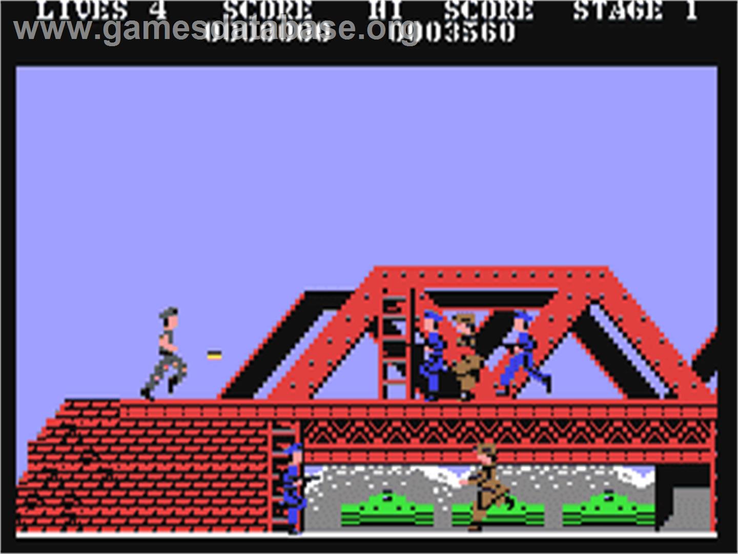 Rush'n Attack - Commodore 64 - Artwork - In Game