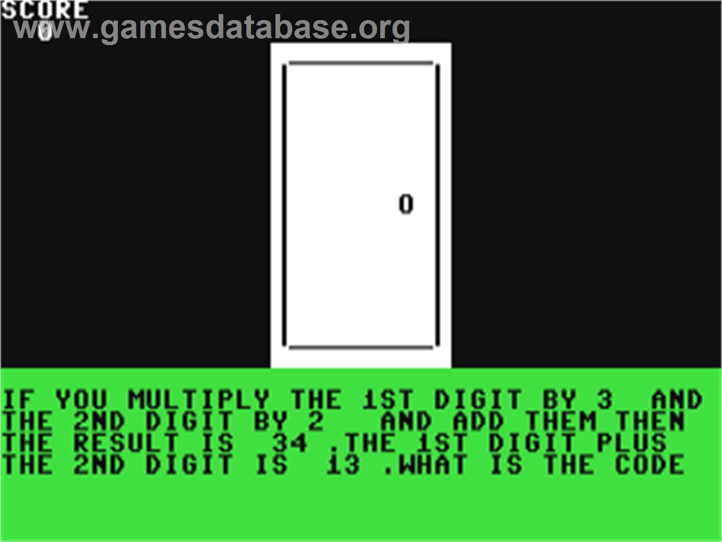 Safe-cracker - Commodore 64 - Artwork - In Game