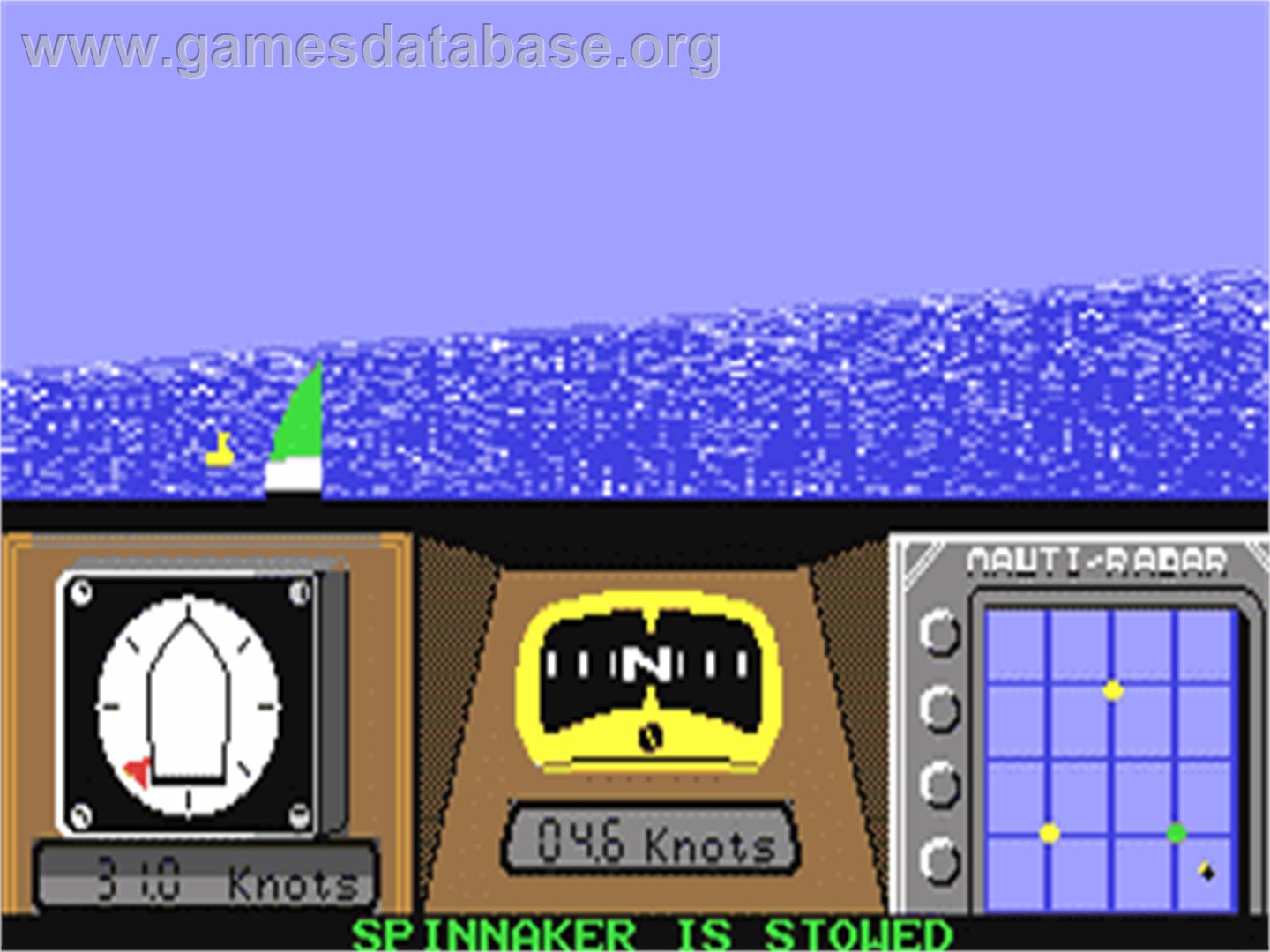 Sailing - Commodore 64 - Artwork - In Game