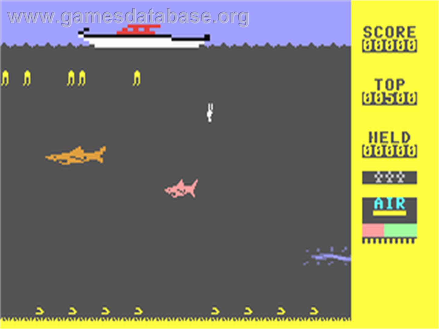 Scuba Dive - Commodore 64 - Artwork - In Game