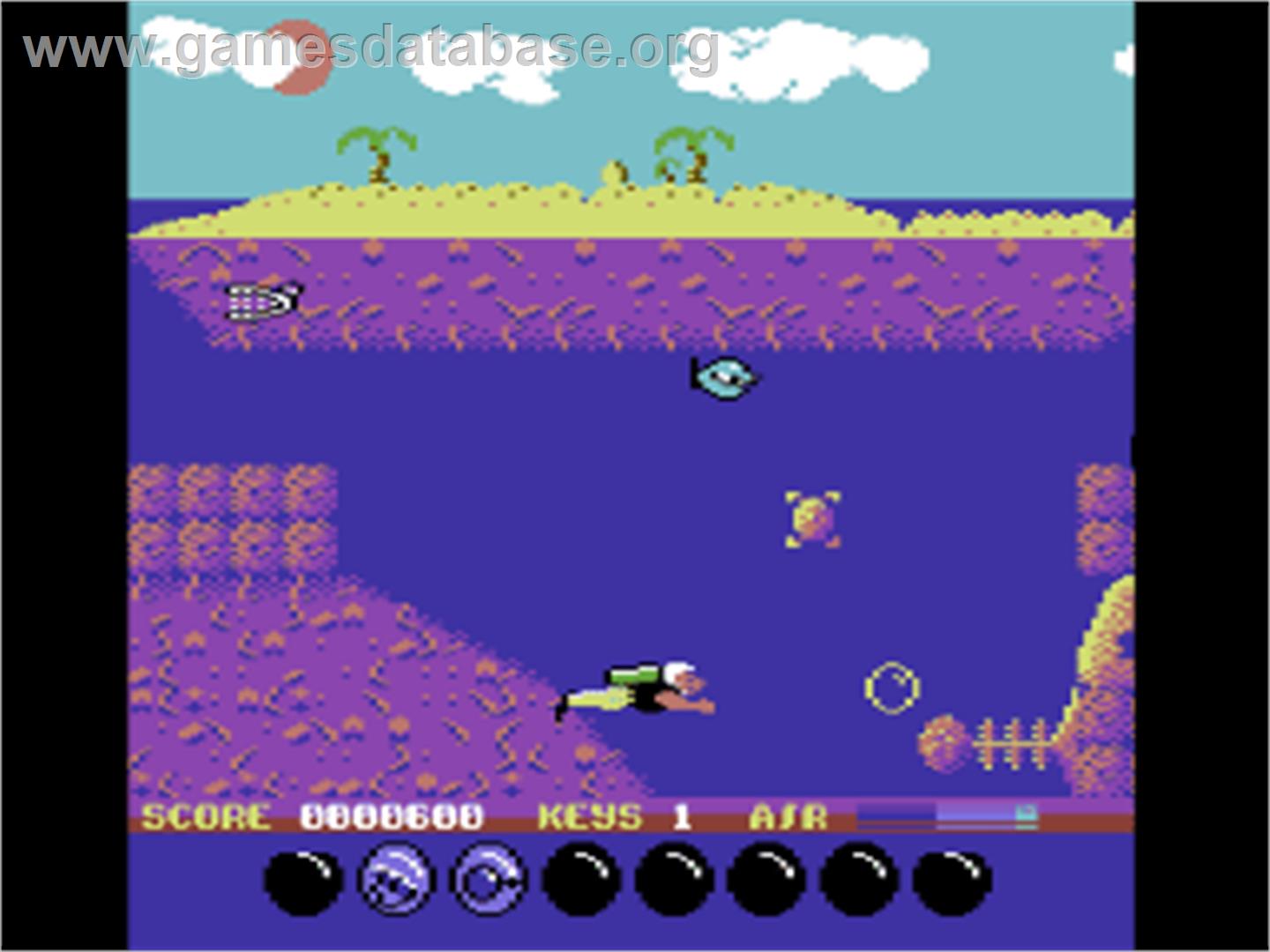 Scuba Kidz - Commodore 64 - Artwork - In Game