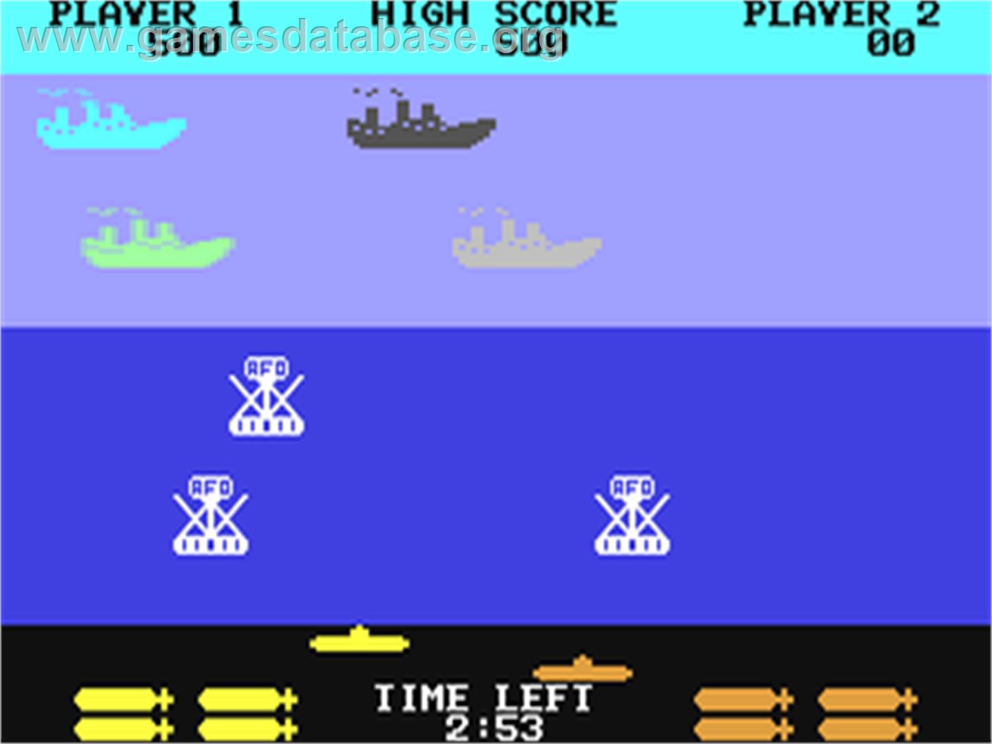 Sea Wolf - Commodore 64 - Artwork - In Game